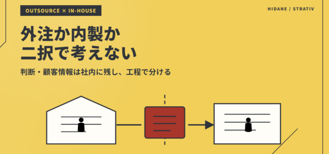マーケティングは外注すべきか内製すべきか｜判断基準と失敗パターンのアイキャッチ